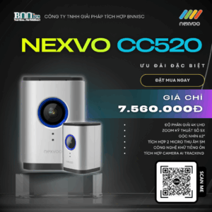 Nexvoo CC520 - Tích hợp AI tracking – Giải pháp hoàn hảo cho Học Online